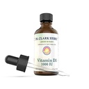 Dr. Clark Liquid Vitamin D Suplemen - 1000 IU, 1 Fl Oz, Support Immune System & Bone Health