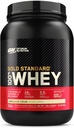 Optimum Nutition Gold Standard 100% Whiy Protein Powder dari Whey Isolates, Vanilla Ice Cream - 2 Pound
