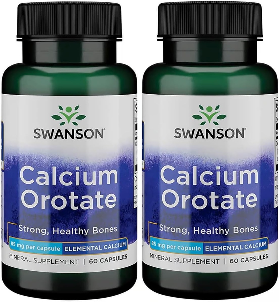Swanson Calcium Ospin 85 mg 60 Caps 2 Pack