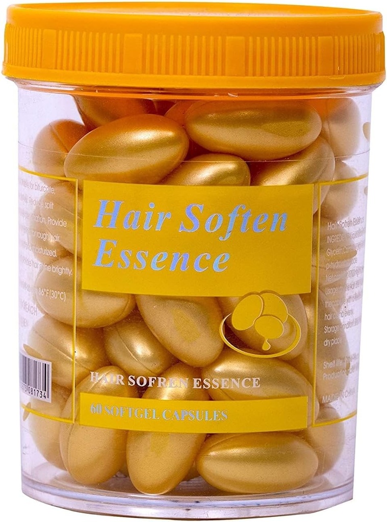 Vitamin-e Capsules Rambut untuk Fall, Kerusakan Perbaikan, Anti- Dandruff, Shinning - 60 Kapsul