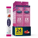 Pedialyte Fast Hydration Electrolyte Powder Pawder, Strawberry, Hidration Drink, 24 Single- Paket Powder Serving