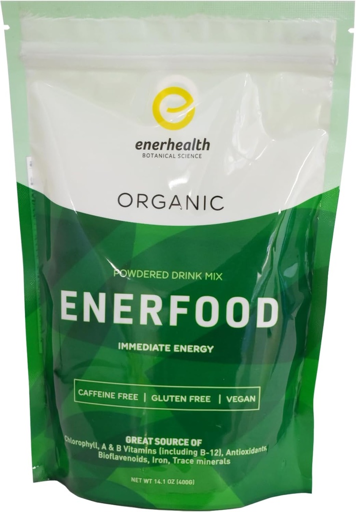 Botanicals Enerfood Bedak Minum Mix - Campuran 20 Organik Superfood Rich di Chlorofil, Vitamin, Antioksidants, Bioflavonoid, Besi, dan Mineral untuk Detox, Energi, Wellness - 14.1 oz