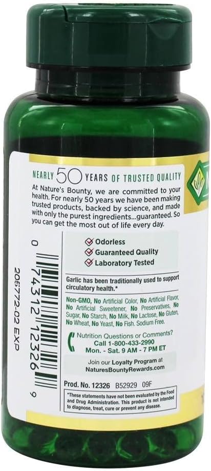 Nature 's Bounty Extract 1000 mg, 100 Rapid Lease Softgels (Paket 2)