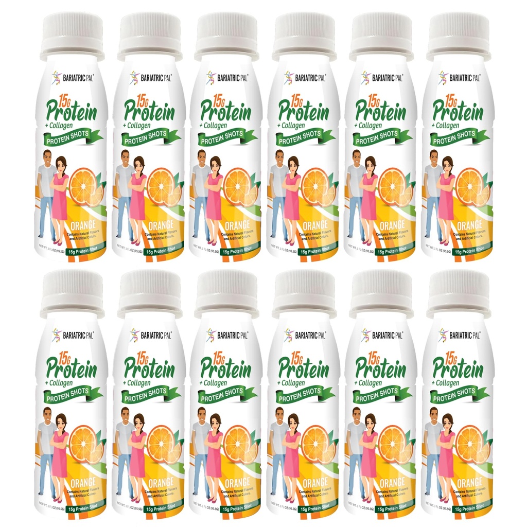 BariatricPal 15g Ready-to-Whey Protein & Collagen Shots (12 Botol)