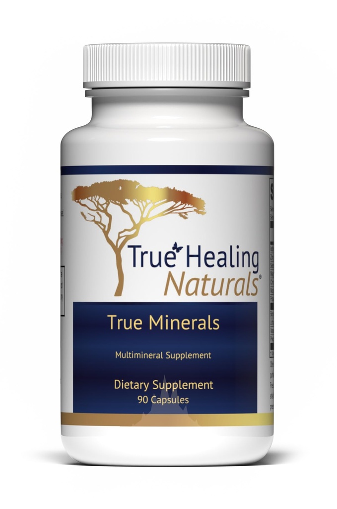 Penyembuhan Sejati - Suplemen Mineral Sejati, Promoses Gut & Heart Health, 90 Vegetarian Capsules