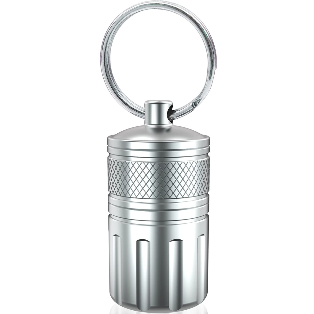 Pill Crusher & Cases, Medicine to Fine Powder, Stainless Steel Crushes Pill, Waterproof (Vitamin Crusher)