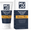 MuJO Cronic Tonic Muscle & Joint Pain Relief Cream - Fast- Acting, Long- Lasting Organic Ingreations - Deep Tenepmited for Arthritis / Spoins - 3 fl oz