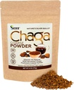 Sayan Siberian Pure Raw Coarss Chaga Chowder 6 Oz / 170g - Premium Wild Forest Harowed Super Antioksidant Tea - Support Immune System and Digetical Health - Fokus, Energi, Kejelasan, Wellness - Non-GMO