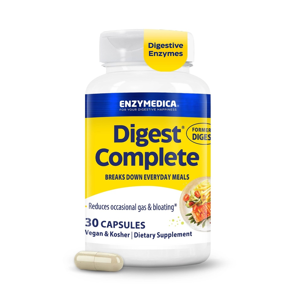 Enzymedica - Digest, Complete Digetsy Formula, 30 Capsules