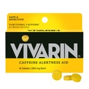 Vivarin, Caffeine Pil, 20mg Caffeine per Dose, Aman dan Efektif Membantu Anda Tetap Awake, No Sugar, Calories atau Tersembunyi Ingreaces, Suplemen Energi, 16 Tablet