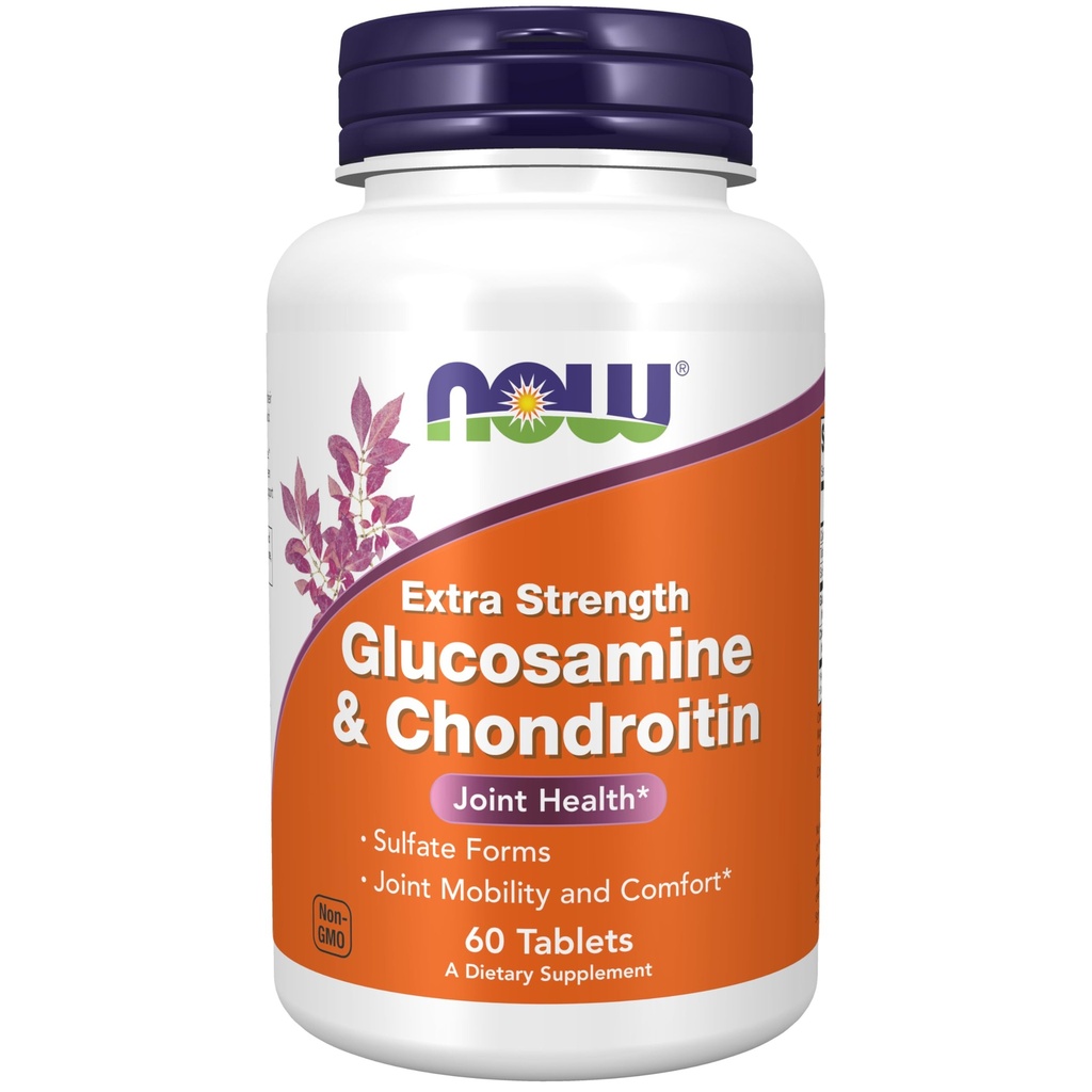 Sekarang suplemen Makanan, Glucosamin & Chondroitin Ekstra Kekuatan, Forms Sulfate, 60 tablet