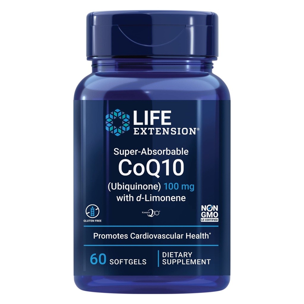 Ekstensi Hidup Super Omega- 3 240 Softgels Ikan Oil Bundle dengan Super- Absorbable CoQ10 60 Softgels Tambahan Kesehatan Hati