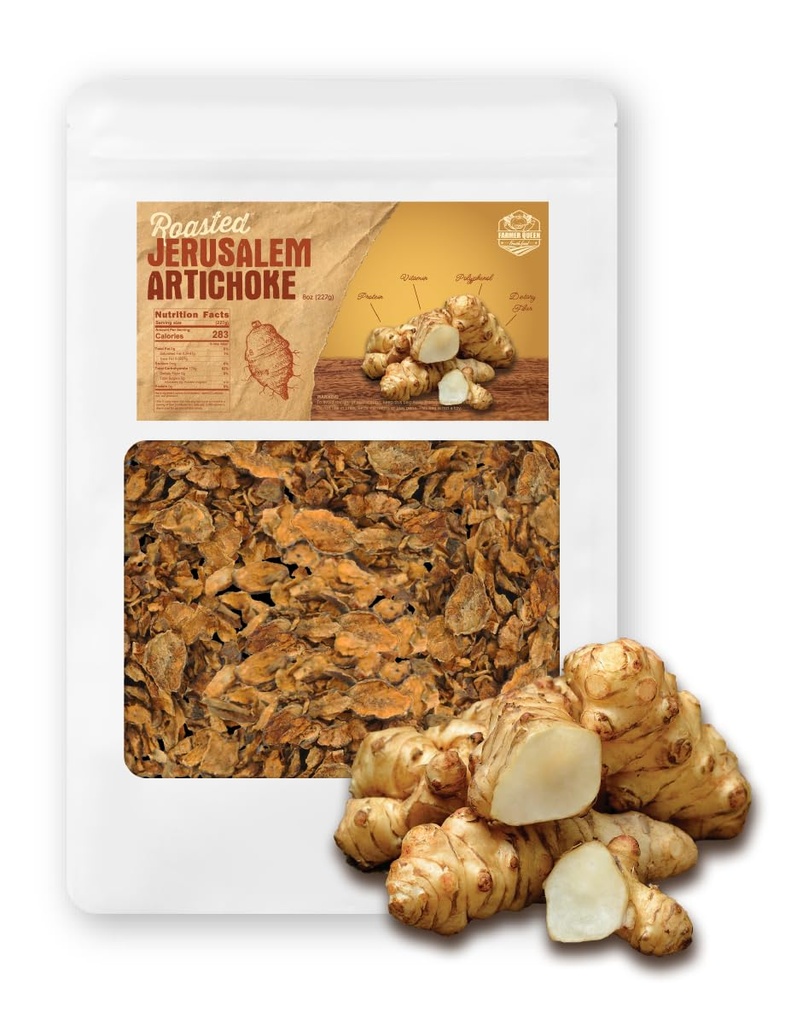 (8oz) Petani Ratu Roast Yerusalem Artichoke Helianthus Tuberosus Rich Inulin Polyphenol Dietary File: