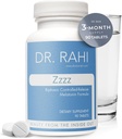 Dr. Rahi Melonatin 5mg dengan Calcium dan B6 Support Sleep Suplemen, Dibuat di Amerika Serikat, Melonatin 5 mg Tablet untuk Deep Sleep, Relaxing Tidur, Natural Sleep Aid untuk Dewasa, Zzzz - Melonaciin