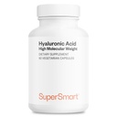 Supersismart Hyaluronic Acid Suplemen 300mg per hari (Sodium Hyaluronate) - Tinggi Molekuler Berat 1,2 Juta Daltons 126-GMO