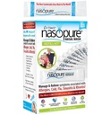 Nasopure Nasal Wash, Refill Kit, "The Niser Neti Pot" Sinus Wash Kit, Comfortable Nasal Rinse 40 Garam Paket (3.75 Grams Masing-masing), Konsumsi Nasal, Dingin, Flu, Allergy, Sistem Irrigasi Nasal, Lavage