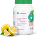 Organika Hyaluronic Acid Suplemen dengan Vitamin C (90 Vegetable Capsules): Symbiosis Joint Wellness, Collagen, & Skin Hydration Powerhouse - Enhanced Hyaluronic Acids for Mobility & Beauty