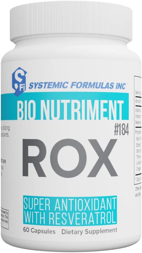 Systemic Formulas ROX Super Antioksidant dengan Resveratrol 60 Capsules # 184. Super antioksidant Formula