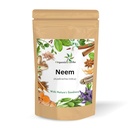 Pure & Natural Neem Leaves Powder for Pimplement-free Clear Skin, Silky Hair & Hair Cleanser.