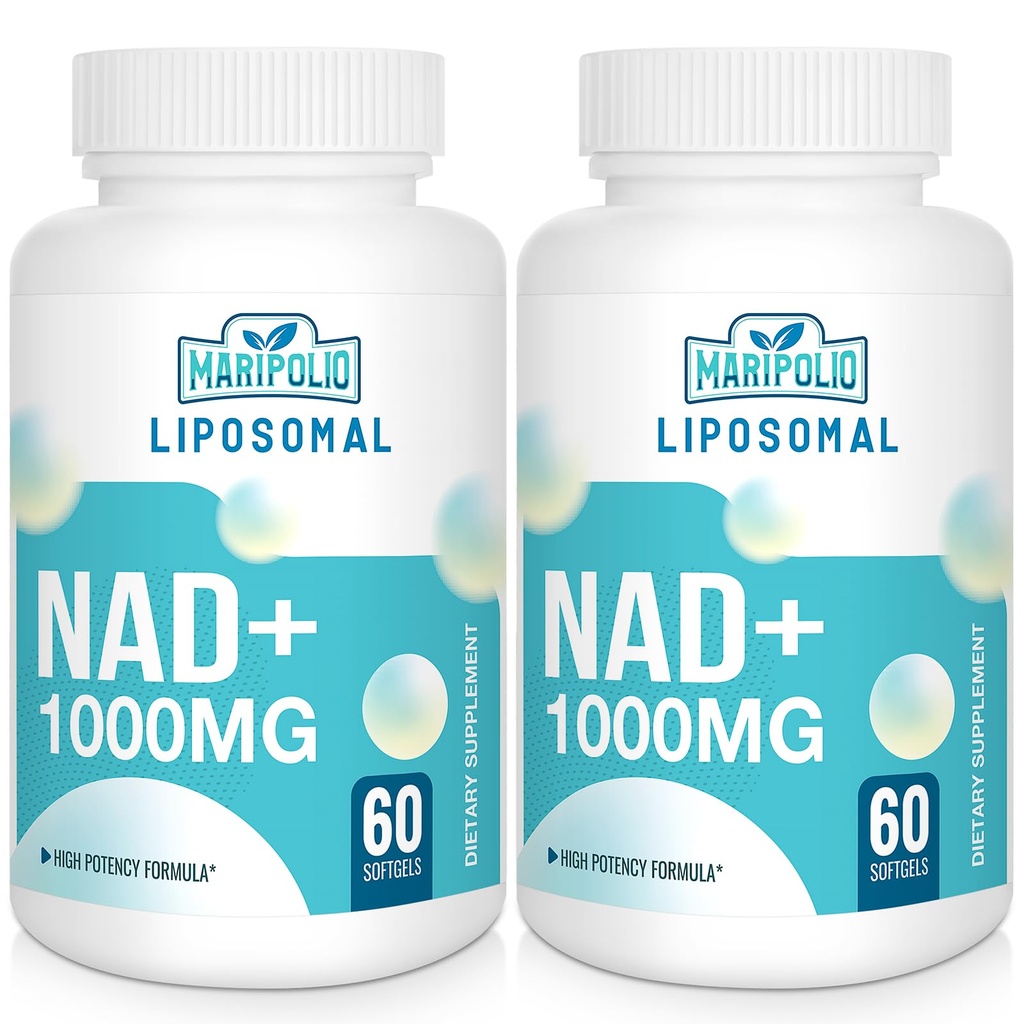 Lipomal NAD + Supplement 1000 mg 124; Tertinggi NAD Pontec 124; Max Absorpsi 124; Pure NAD Supplemen; Energy and DNA Repair, Aging Pertahanan, Fungsi Otak 124; 120 Softgels