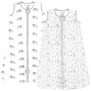 Mama Cheetah Baby Sleep Sack 0.5 TOG, Bayi Kapas Kapas Kapas Berkembang Selimut dengan Two-Way Zipper, Swaddle Transition Bayi Sleep Bag untuk Bayi Bayi Bayi Anak Bayi Bayi Anak Perempuan, 612 Bulan