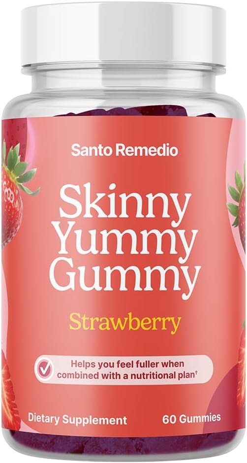 Santo Remedio, Entalla, Gimmy Yummy, Nuteronationals Suplement, Guber untuk Digetical Dut Support, 60 Fiber & Prebiotic Gummies, Strawberry Flavor, 30 Servings