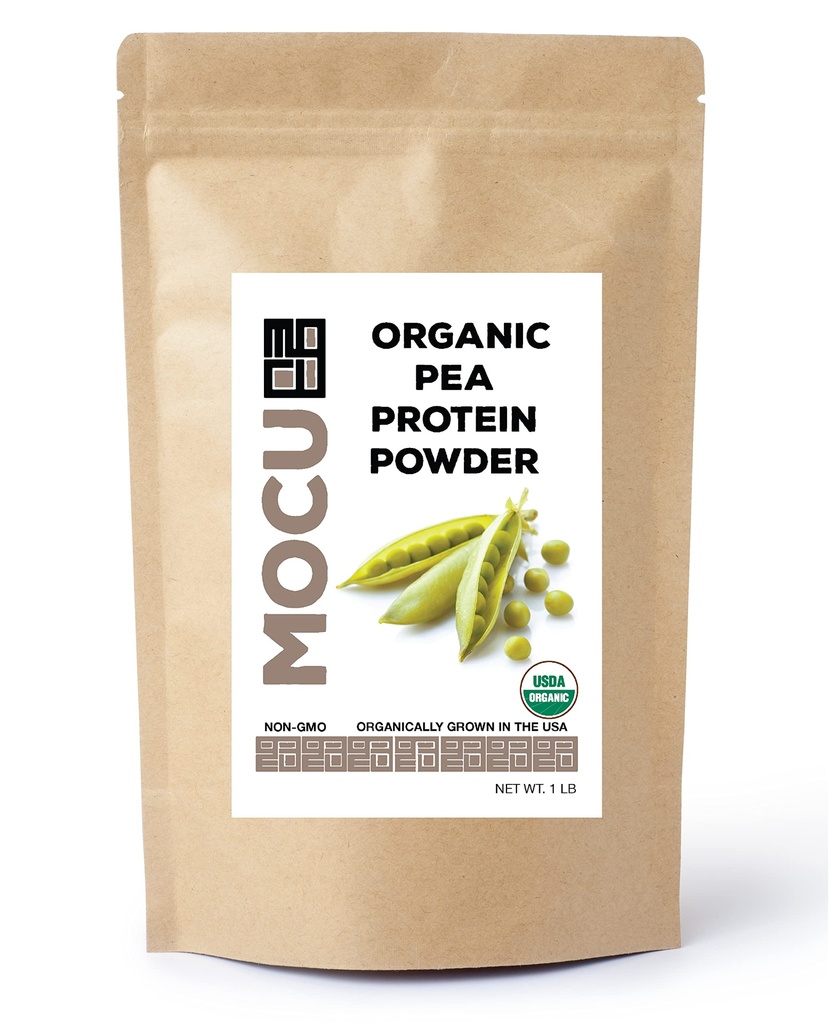 Sertifikasi Organik US Grown Pea Protein I 80% Aku Batch Teruji untuk Lovi Lour Metals I 1 LBS I Packaged Daily