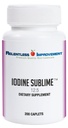 Iodin Sublime ® 12.5mg 200 High-Bioavailable Caplets with Potasium Iodide for Thyroid & Metabolisme Dupport Compare 12.5