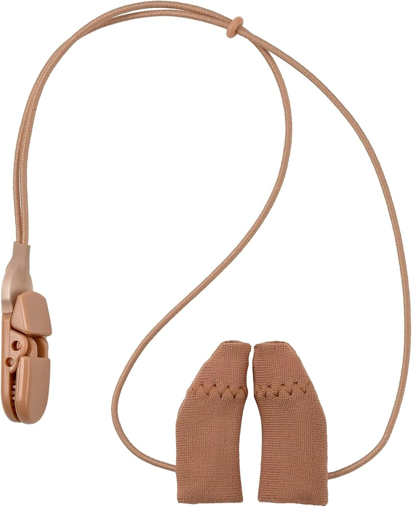 Hearing Aid Protectors and Clip - Corded Fabric Cover with Clasp Protects from Dirt Dust Sweat & Moigeous Reduces Wind Noise & Prevents Fits Paling (1 - Inch, 1.25- Inch, 2- Inch) Perangkat BTE