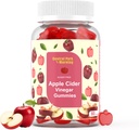 Apple Cider Vinegar Gummies 1000mg, ACV Supplemen untuk Detox & Cleanse, Suger Free dan Non-GMO - 60 Gummies