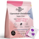 Lipomal Glutathione Gummies 1000MG - Sugar Free Reduced L-Glutathione with Vitamin C & Vegan Collagen - Antioksidant & Skin Wellness - 150 Count