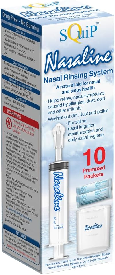 Sistem Baling-Baling Nasal Squip dengan 10 Paket Sasin Premix