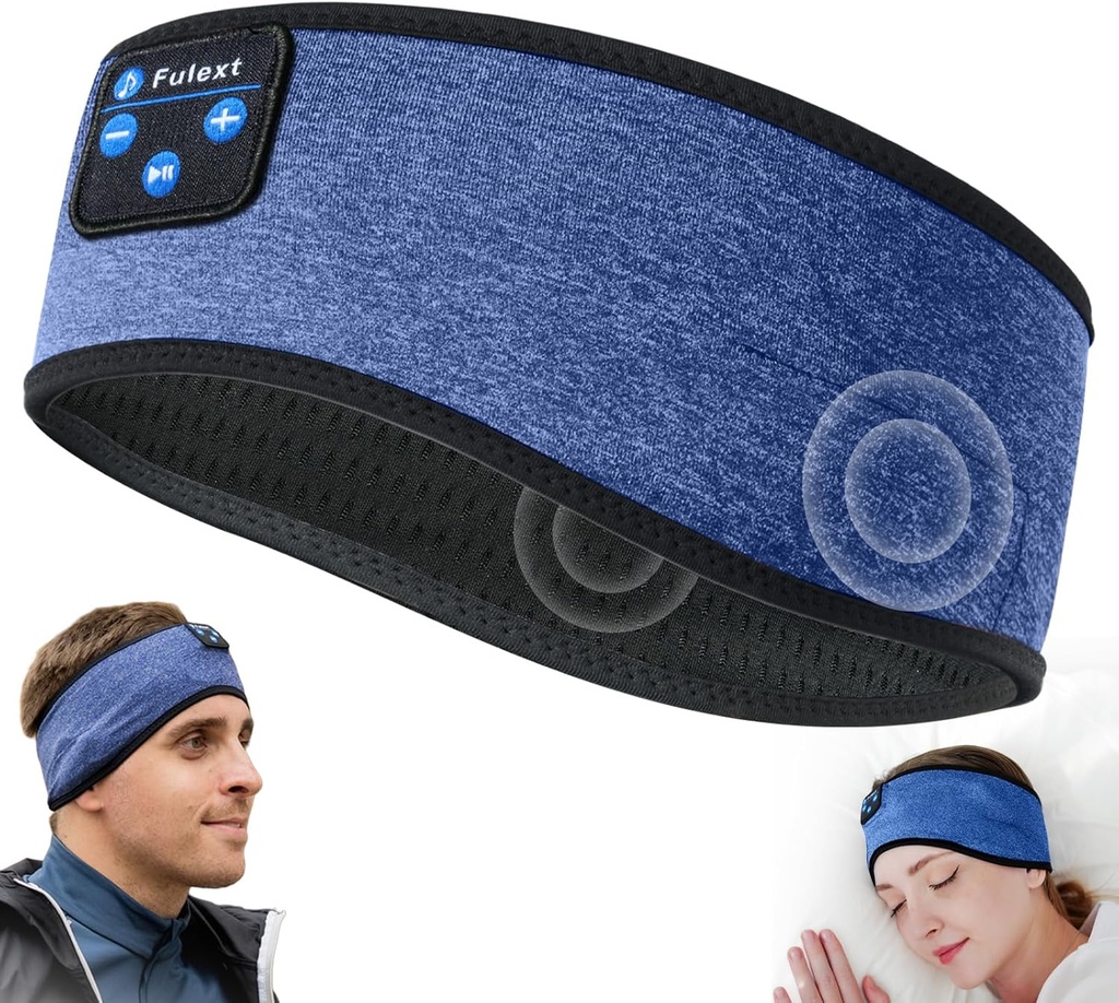 Sleep Headphone Headbands 10Hrs Bluetooth Headband with Cozy Earbuds Comfortable Sleeping Headphones for Side Sleepers, Sleep & Lounge Giunges for Women