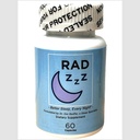 Rad ZZZ Natural Sleep Aid Pills - 60 Capsules 124; Promotes Restful Sleep 124; Made in USA