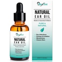 Natural Mullein Ear Wax Removal Oil & Cleaner with Garlic 124; Pain & Earache Drops 126; Earwax Softer, Moisturizer & Allergy Soothing 124; Tinnitus, Itching, Ringing, Infeksi & Clogged Ears