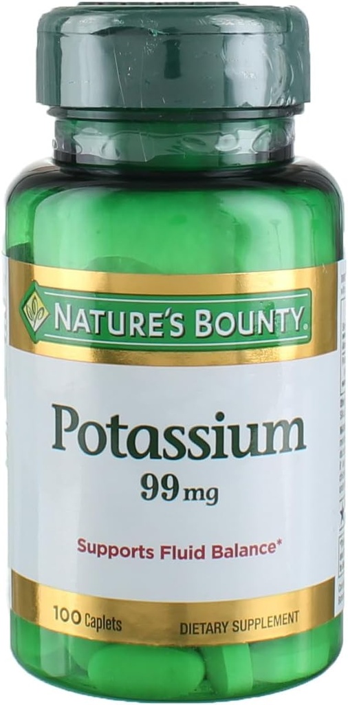 Potassium Nature Gluconate 99mg, 100 Caplets (Paket 4)