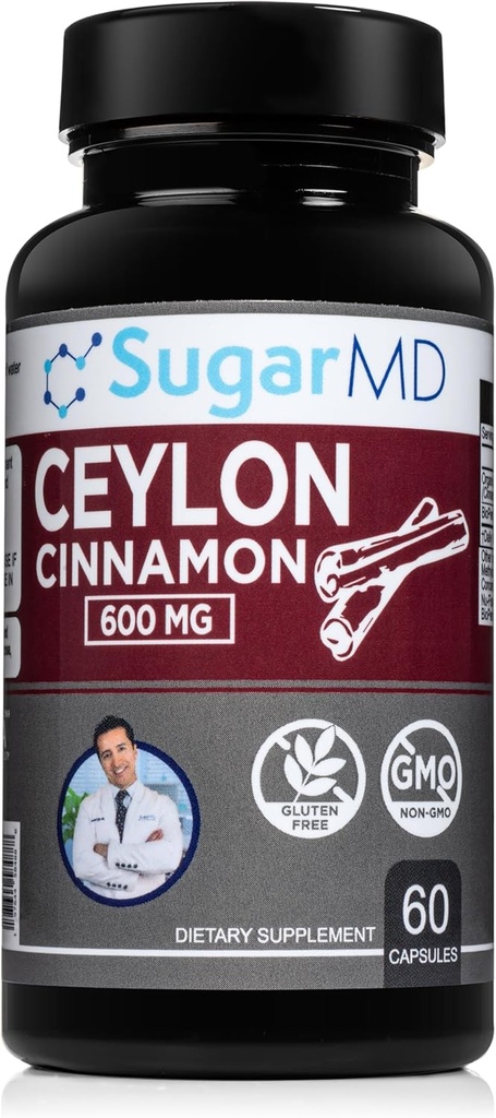 Capsules Cinnamon Ceylon - 60 oleh SugarMD