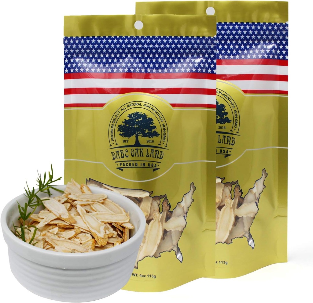 2 Bags American Ginseng Slices dari Wisconsin, DOL American Wisconsin Ginseng Slices Root for Tea, Energy for Men Women Health Boosts Immunity, Gluten Free, Gluten Free, Aboulets / Average Long Strip 2 Bags, 4OZ, 8OZ
