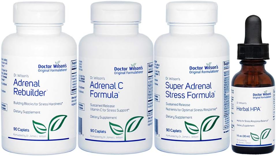 Program protokol Adrenal Fatigue Dr. Wilson Comprehensive untuk dukungan Adrenal HPA Small