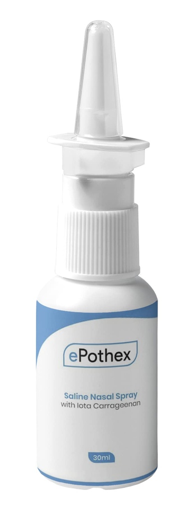 Saline Nasal Spray dengan Iota Carrageenan 124; Moisturizing kuat Nasal Cleanser 124; membantu Prevent Dry Sinuses 124; Long Lasting 124; 30 ml