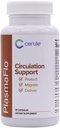 Cerule Plasmaflo Blood Flow Supplemen untuk Mendukung Sirkulasi Darah Berdarah di Veins, Capillanes, Vessel dan Heart untuk Kesehatan Vascular dengan Campuran Enzyme Proprietary, Gotu Kola dan Ginkgo Biloba