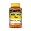 MASON NATURAL Melonatin 3 mg dengan B6 & Calcium, Natural Sleep Aid, Support Restful Sleep, 60 Tablet