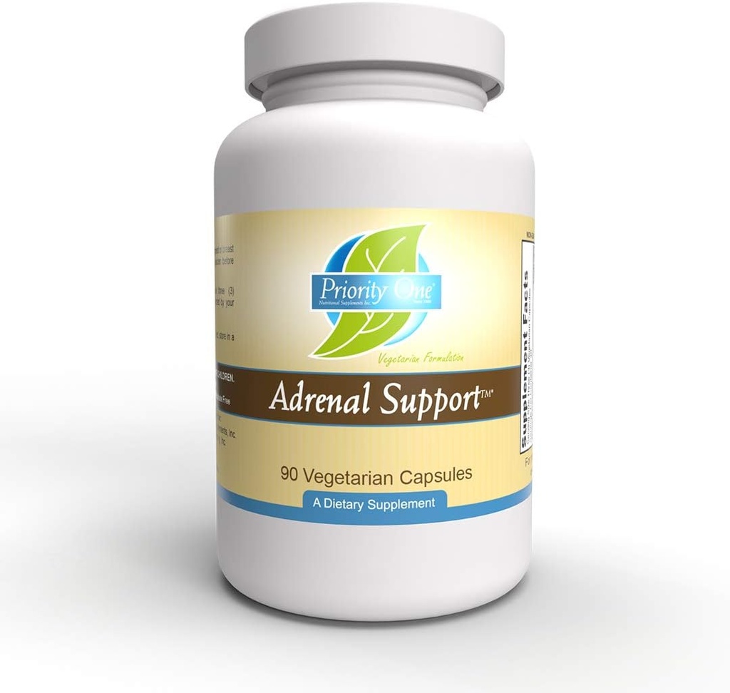 Prioritas Satu Vitamin Adrenal Dukungan 90 Capsules Adrenal Vegetarian