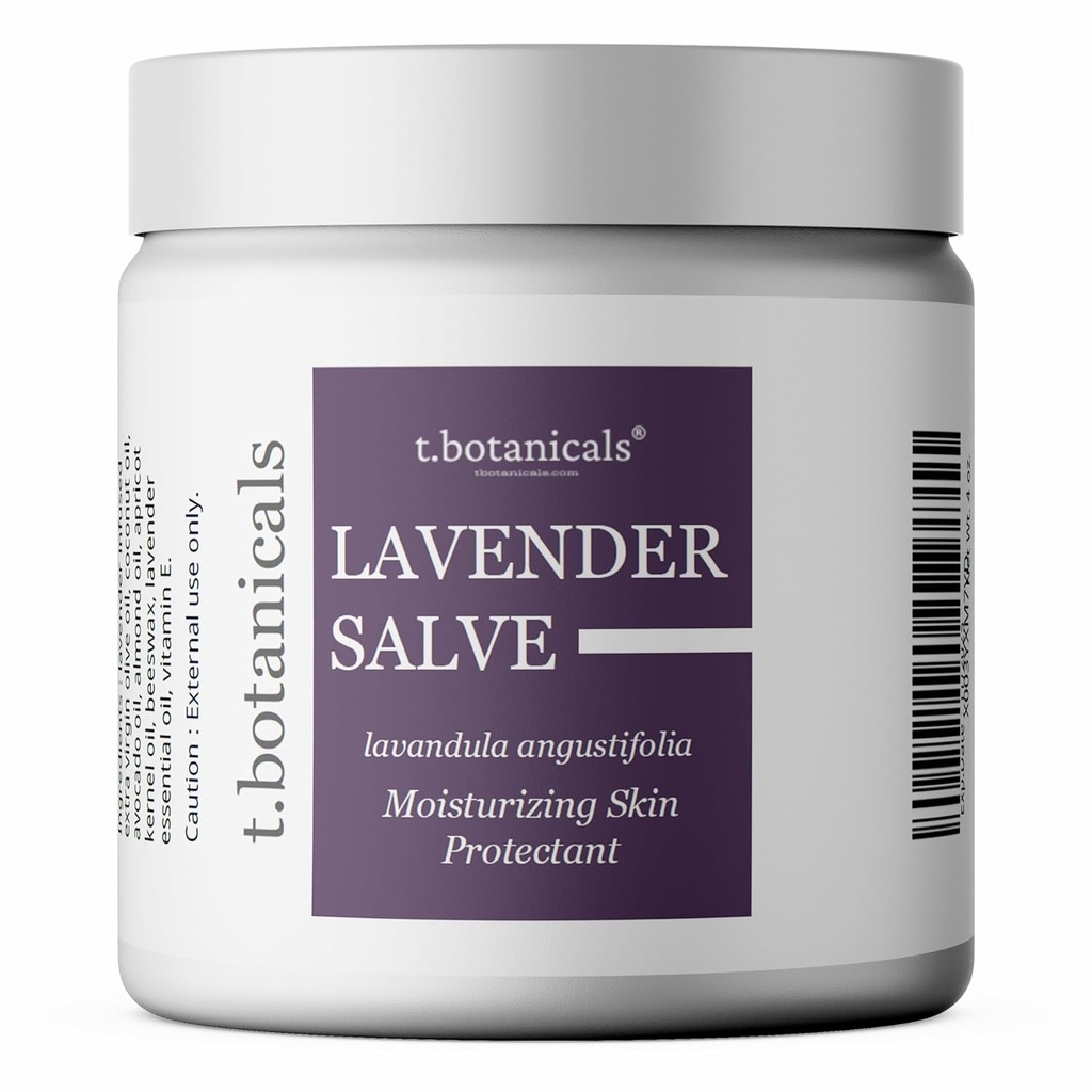 Lavender Salve, All Natural Moisturizing Lavender Balm, Skin Protectant Repair Ophered for Irristed Skin (4 oz)