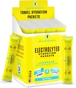 KUNCI NUTRIENTS Multivitamin Electrolytes Paket Hidration - Menyegarkan Lemonade Post Workout dan Pemulihan 40 Paket - Tidak Ada Gula, Kalori - Bedak Hidration Perjalanan