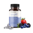 Anak-anak Lembut Natural Sleep Aid 124; Pediatrician merekomendasikannya 124; Delicious Dose Melonalin & Nun-Habit Membentuk Mixed Berry Tablets 124; dengan Chamomile, Magnesium untuk Anak 3 +