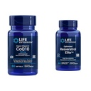 Ekstensi Hidup Super Ubiquinol CoQ10 60 Softgels dan Optiminated Resveratrol Elite 60 Vegetarian Capsules Bundle