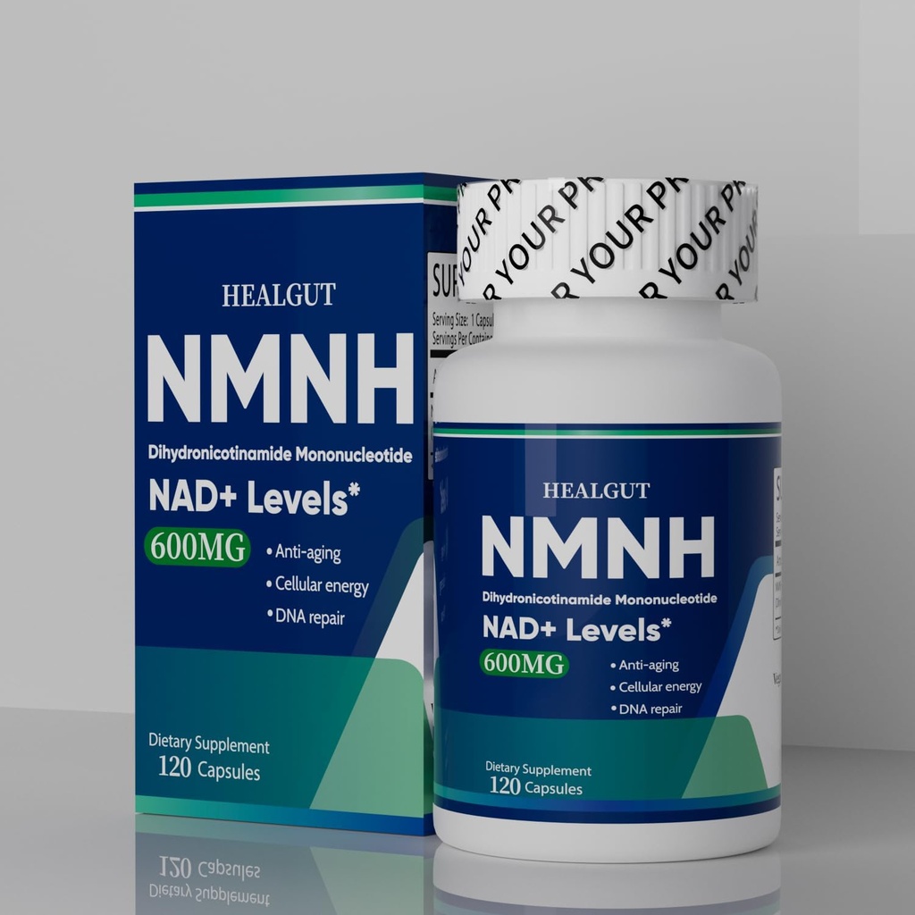 Suplemen NMNH ke Boost NAD + Tingkat - Liposome Capsules 120 Pelayan untuk Wanita Penuaan-Antik