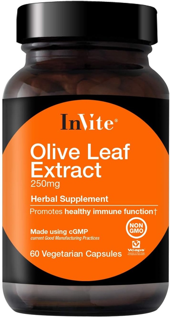 Undang Ekstrak Health Olive Leaf - Menyediakan Dukungan Nutres untuk Sistem Kebal Kebal - 30 Hari Supply - 60 Vegetarian Capsules (1)