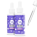 Wink Well Kids Liquid Melatonin Drops, Natural Melonatin Drops for Children with 1mg Per Serving of Liquid Meltainin for Children, Drug-Free and Non-Habit Forming (2 Pack)